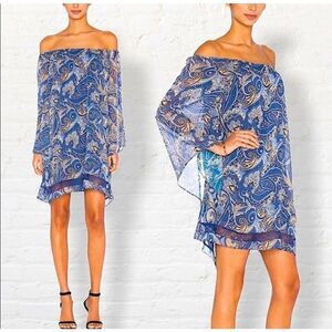 NWOT ALICE + OLIVIA Mosaic Paisley Cari Dress sz XS